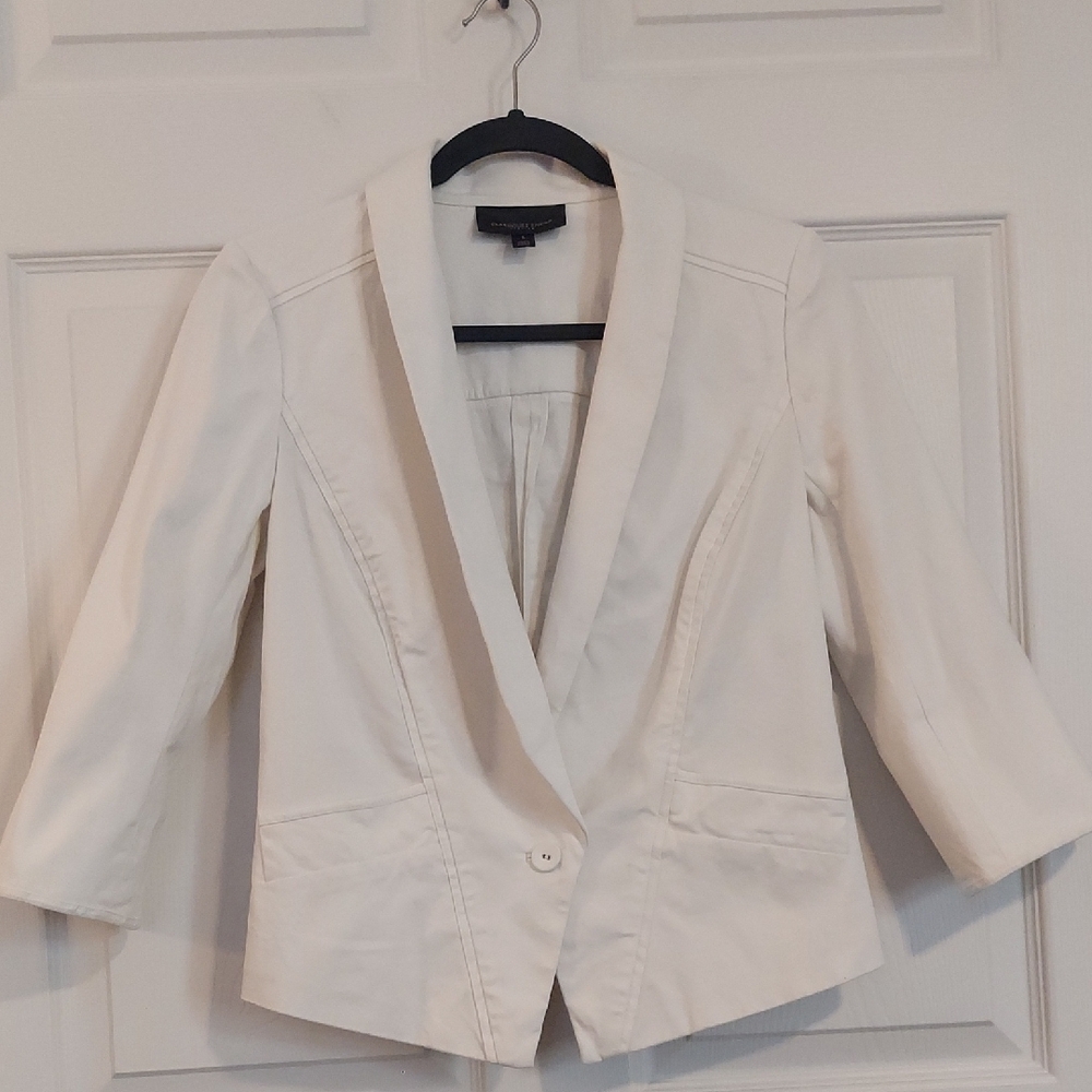Nordstrom Cream 3/4 Sleeve Blazer Sz. S